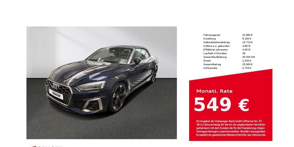 Audi A5 67.643 km 31.880 &euro; Bielefeld 33609