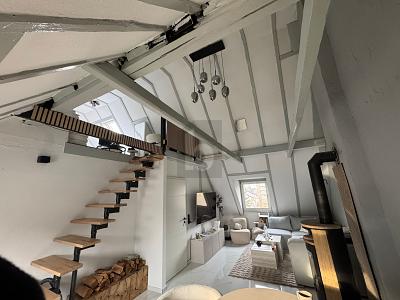 SCHÖNER WOHNEN MIT KAMIN UND OFFENEM STUDIO - Maisonettenwohnung Herten Bertlich | Angebot:24743722