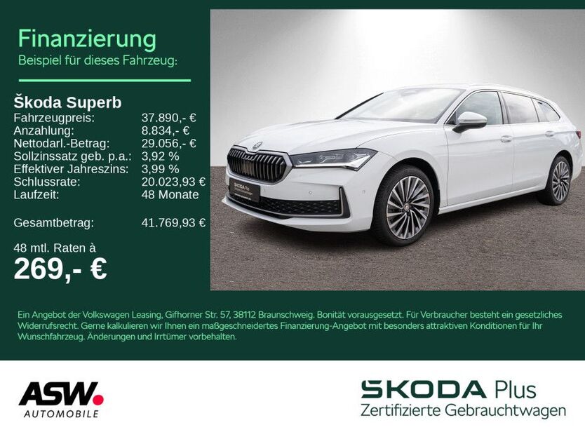 Skoda Superb 25.990 km 36.960 € Bad Rappenau 74906