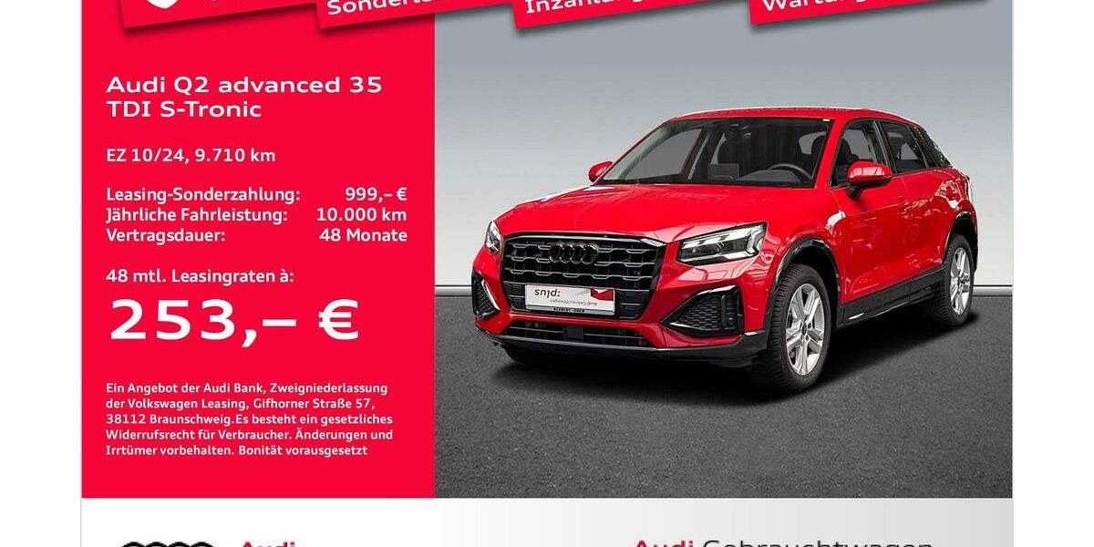 Audi Q2 9.710 km 28.970 &euro; Bremerhaven 27576