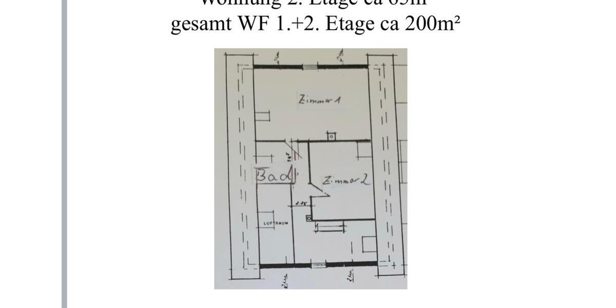 Etagenwohnung Kastellaun - 6 Zimmer, 200 m&sup2;, 1.900&euro; | Angebot:25046687