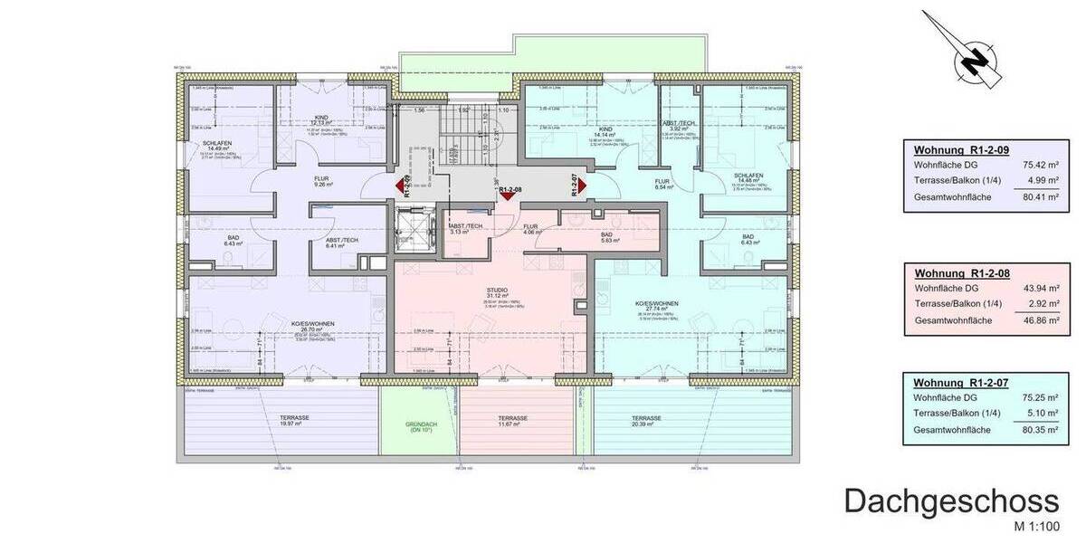 Etagenwohnung Bitburg Masholder - 3 Zimmer, 80 m&sup2;, 352.000&euro; | Angebot:25796924
