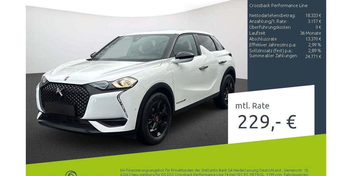 DS Automobiles DS3 Crossback 31.689 km 19.940 &euro; Dortmund 44263