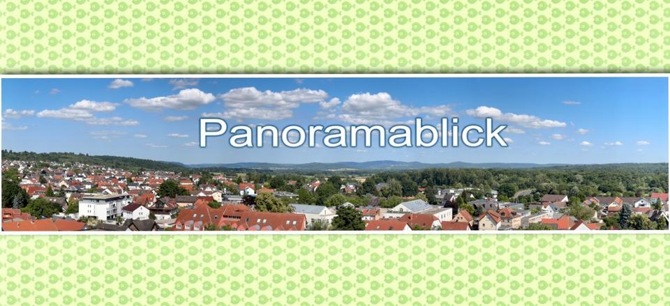 Zentrale 2-Zimmer-PANORAMA-Wohnung, Balkon, EBK, Garage zimmer