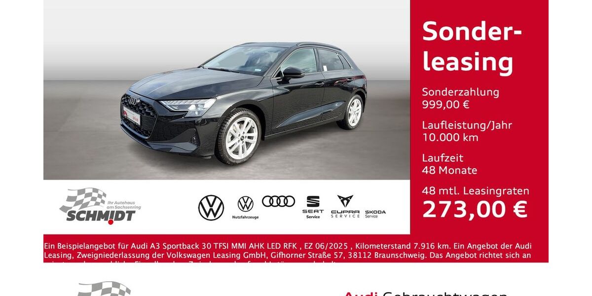 Audi A3 7.916 km 29.975 &euro; Bernsdorf 09337
