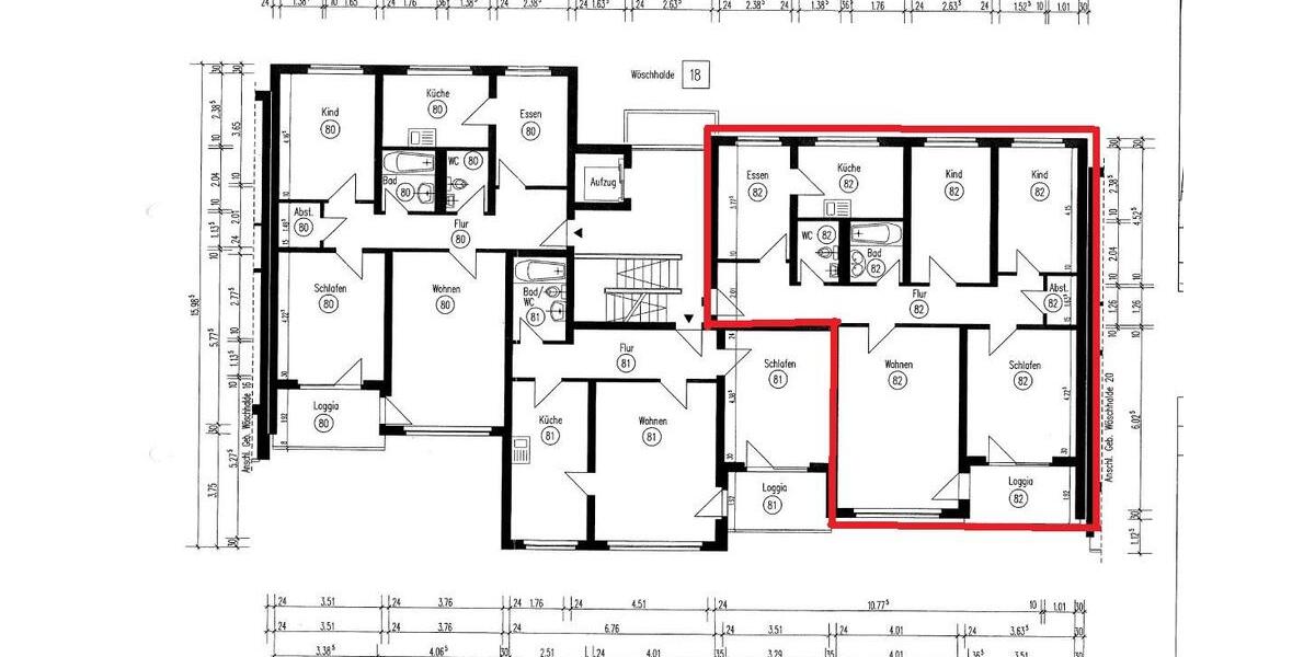 Etagenwohnung Villingen-Schwenningen Schwenningen - 4.5 Zimmer, 105 m&sup2;, 300.000&euro; | Angebot:27020633