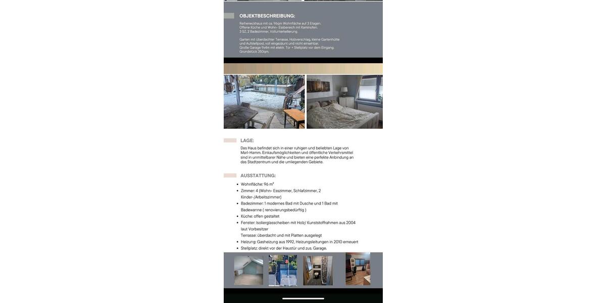 Reihenhaus Marl - 4 Zimmer, 96 m&sup2;, 263.000&euro; | Angebot:24858432