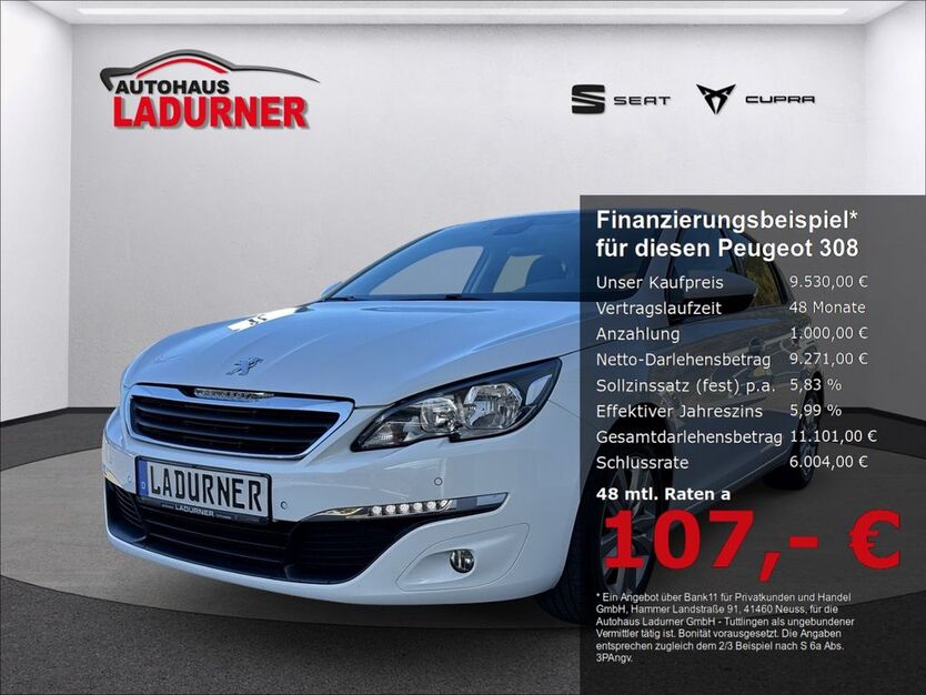 Peugeot 308 58.490 km 9.530 € Tuttlingen 78532