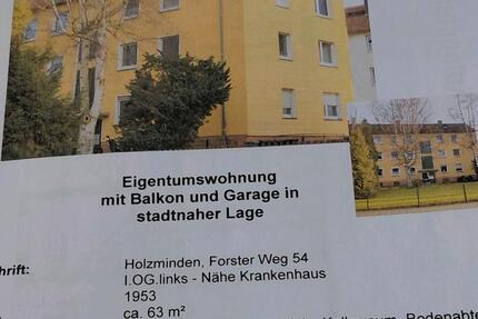 Wohnung Holzminden - 3 Zimmer, 63 m&sup2;, 85.000&euro; | Angebot:26834488