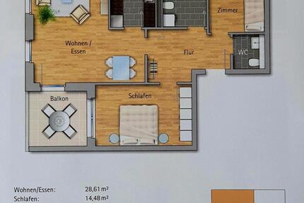 Wohnung Deißlingen - 3 Zimmer, 86 m&sup2;, 419.000&euro; | Angebot:26375434