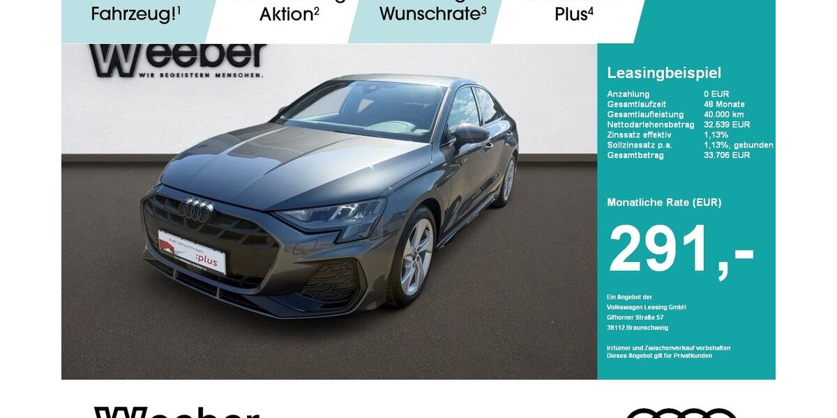 Audi A3 17.763 km 32.239 &euro; Weil der Stadt 71263