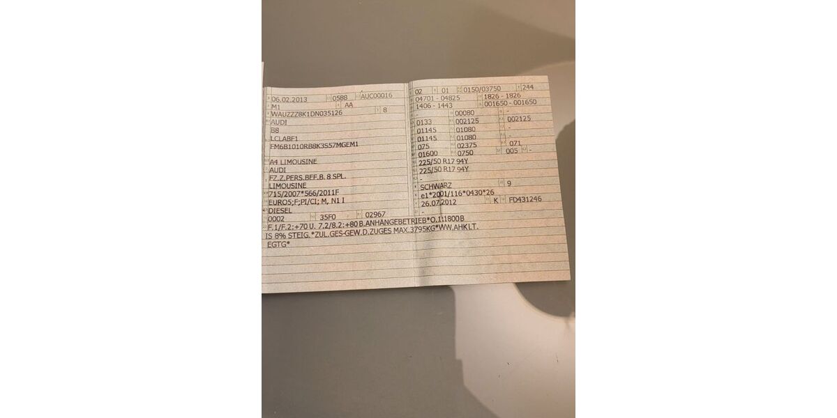 Audi A4 276.000 km 10.500 &euro; Elfershausen 97725