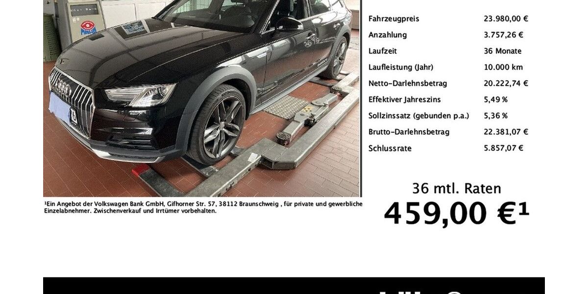 Audi A4 Allroad 95.848 km 23.980 &euro; Trier 54292