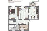 Etagenwohnung Sondershausen - 3 Zimmer, 82 m&sup2;, 396&euro; | Angebot:26283623