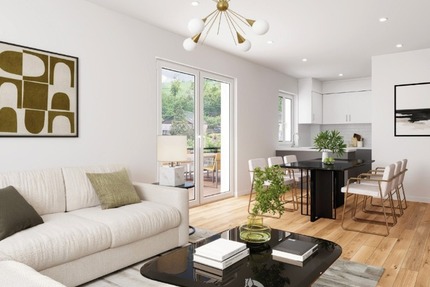 3 Zimmer - Neubau mit 5 Wohneinheiten „Am Fuß der Frankenwarte“ in Massivbauweise- Hier WE 4 - Wohnung Höchberg | Angebot:26675252