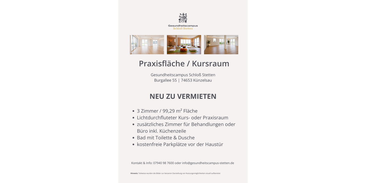 Gewerbeobjekt Künzelsau - 1.190&euro; | Angebot:26435754