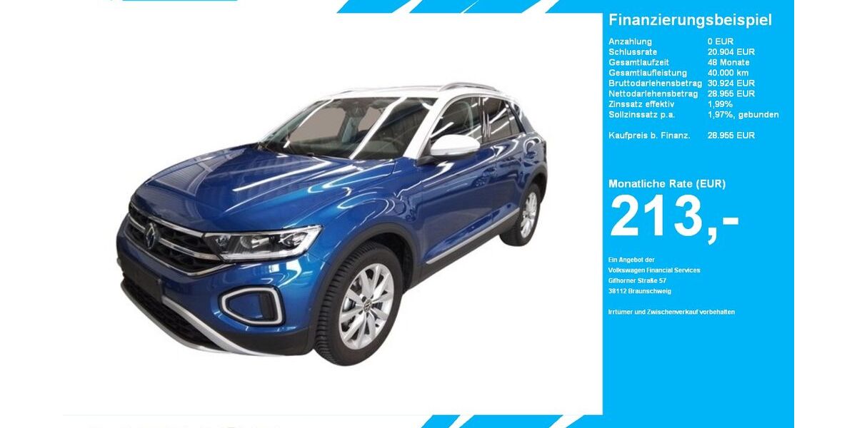 VW T-Roc 6.296 km 28.955 &euro; Gütersloh 33334