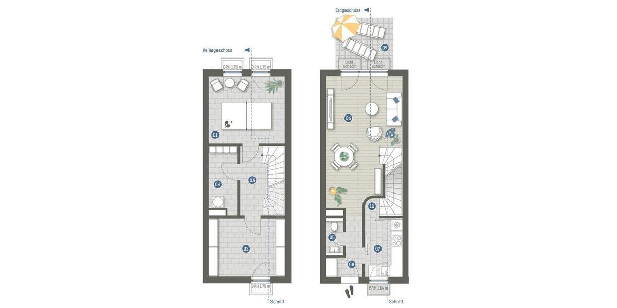 Reihenhaus Löwenberger Land - 5 Zimmer, 133 m&sup2;, 1.458&euro; | Angebot:26691300