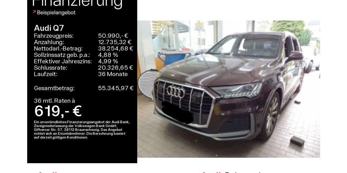 Audi Q7 99.904 km 50.990 € Hofheim 65719