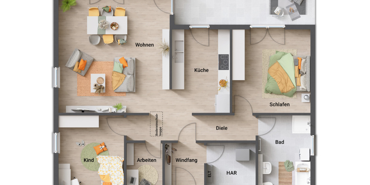 Bungalow Amt Creuzburg Mihla - 4 Zimmer, 108 m&sup2;, 245.470&euro; | Angebot:25777700