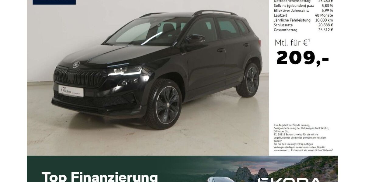 Skoda Karoq 18.550 km 31.480 &euro; Amberg 92224