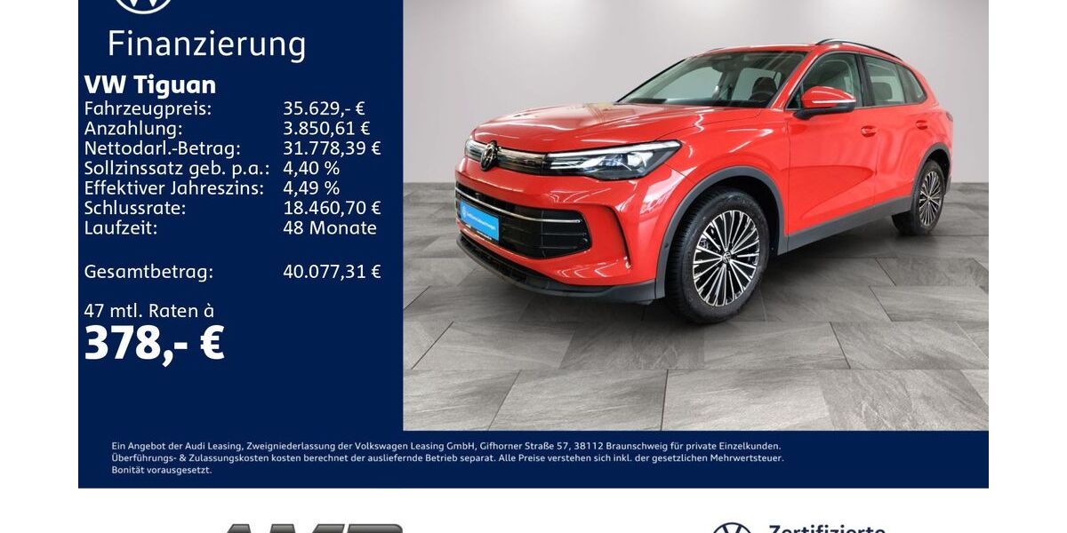 VW Tiguan 15.120 km 34.930 &euro; Borna 04552