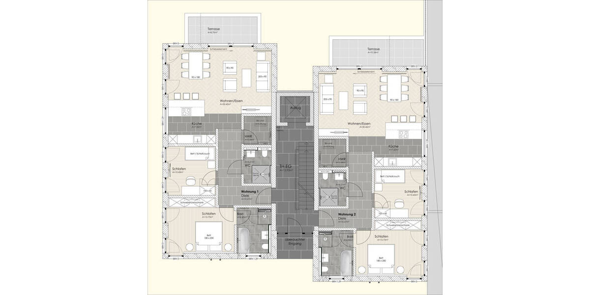 Etagenwohnung Binz - 3 Zimmer, 90 m&sup2;, 768.097&euro; | Angebot:25733968