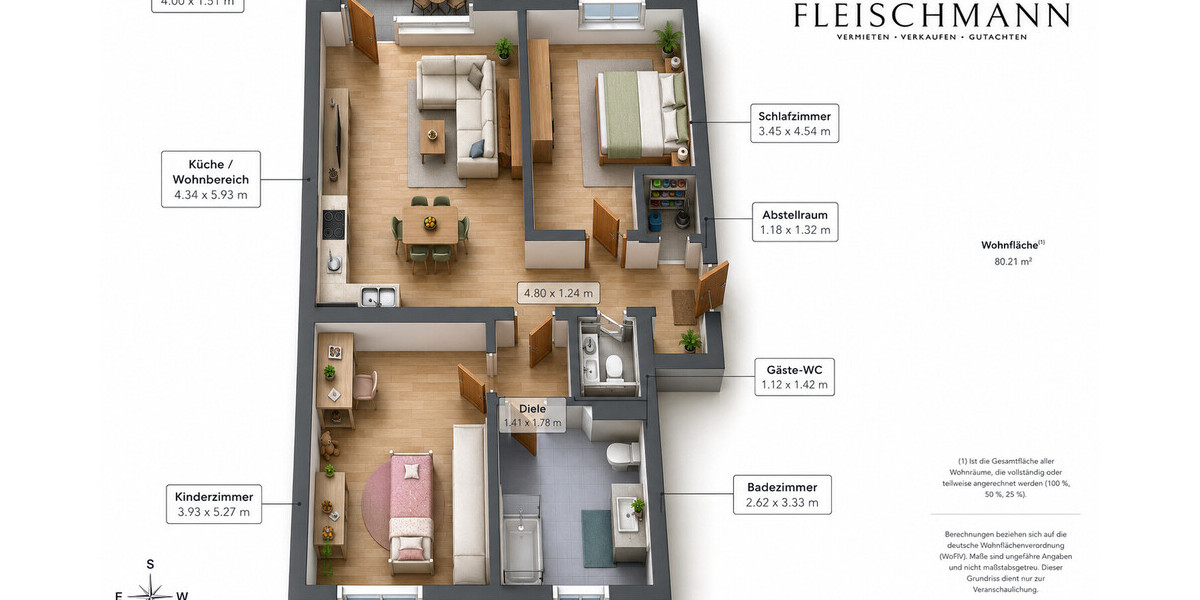 Wohnkomfort mit Balkon, Einbauküche und solider Ausstattung in gepflegtem Wohnumfeld - Erdgeschoßwohnung Suhl Schmiedefeld am Rennsteig | Angebot:27083806