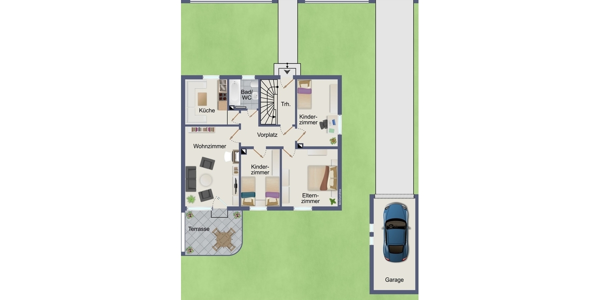 Neu-Ulm: Modernisiertes Mehrfamilienhaus (DHH) mit idyllischem Garten in Donau-Nähe - Mehrfamilienhaus, Wohnhaus Neu-Ulm / Offenhausen Offenhausen | Angebot:27262163