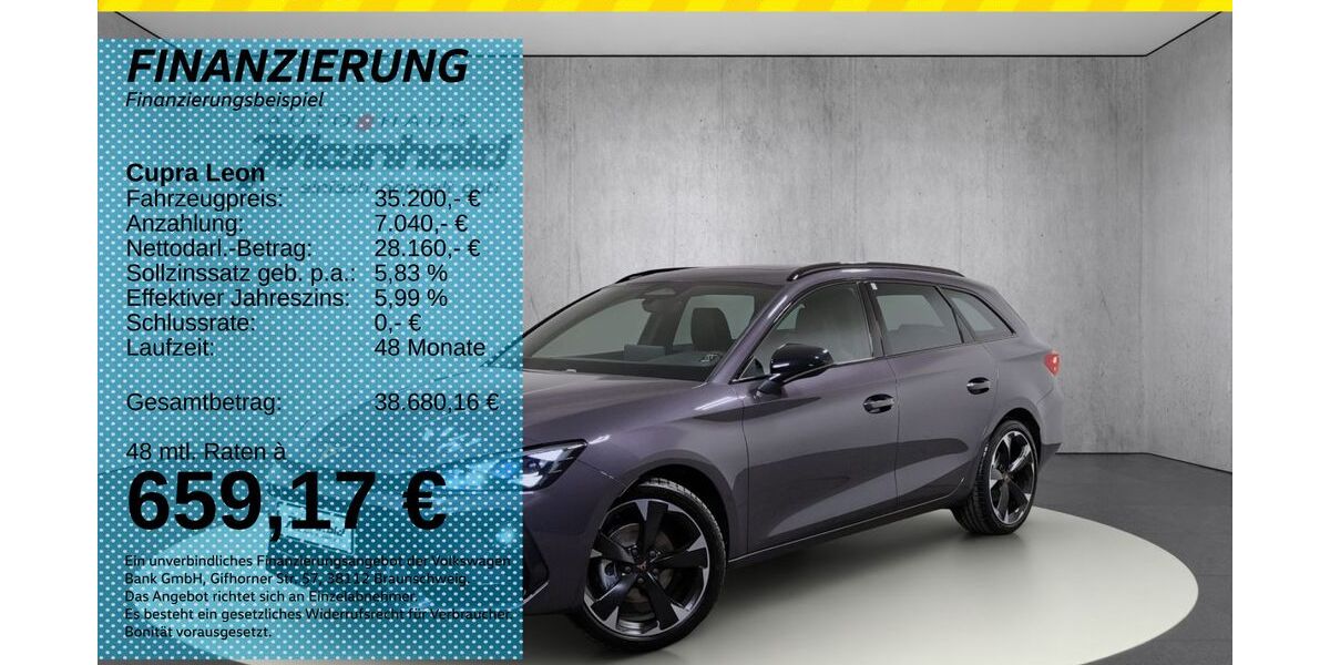 Cupra Leon 1.010 km 35.200 &euro; Auerbach/Rebesgrün 08209