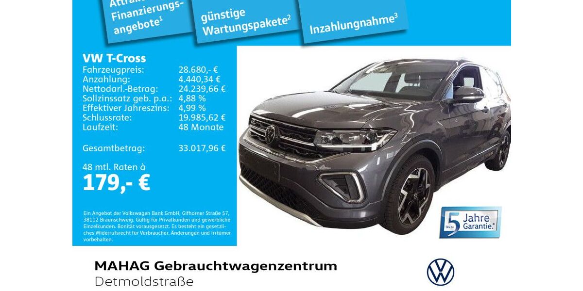 VW T-Cross 5.053 km 28.680 &euro; München 80935