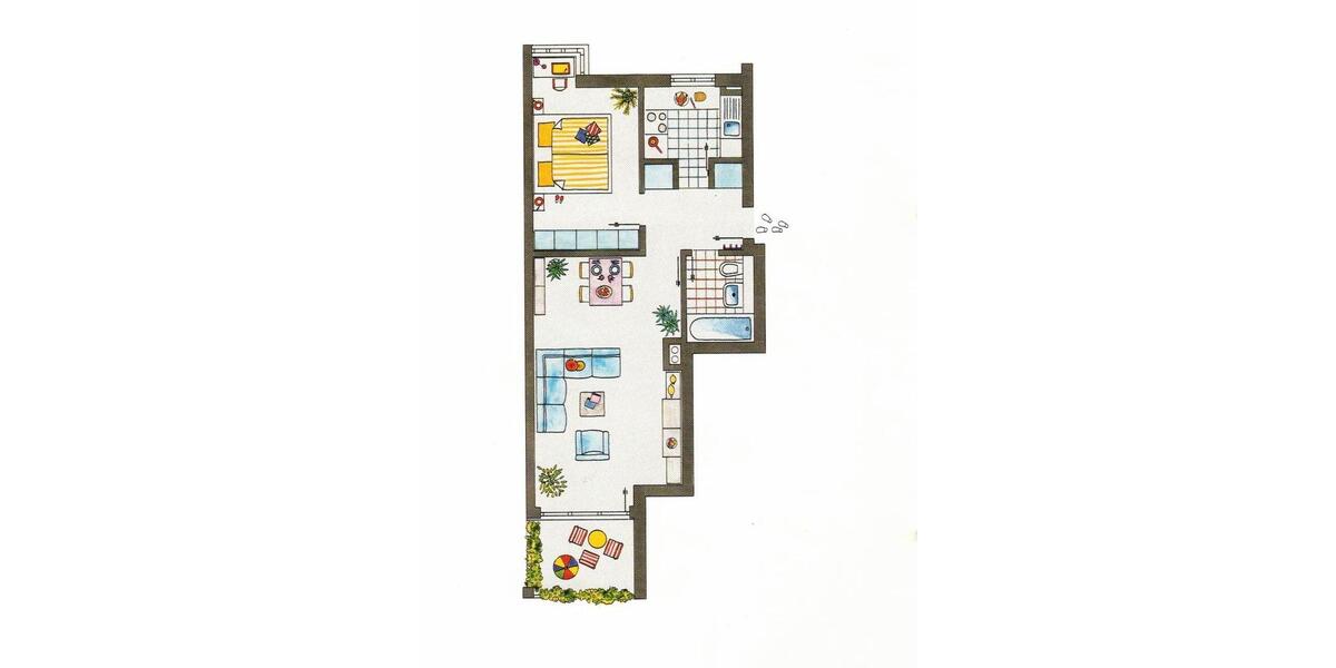 Terrassenwohnung Rosenheim Aising - 2 Zimmer, 50 m&sup2;, 289.000&euro; | Angebot:27116822