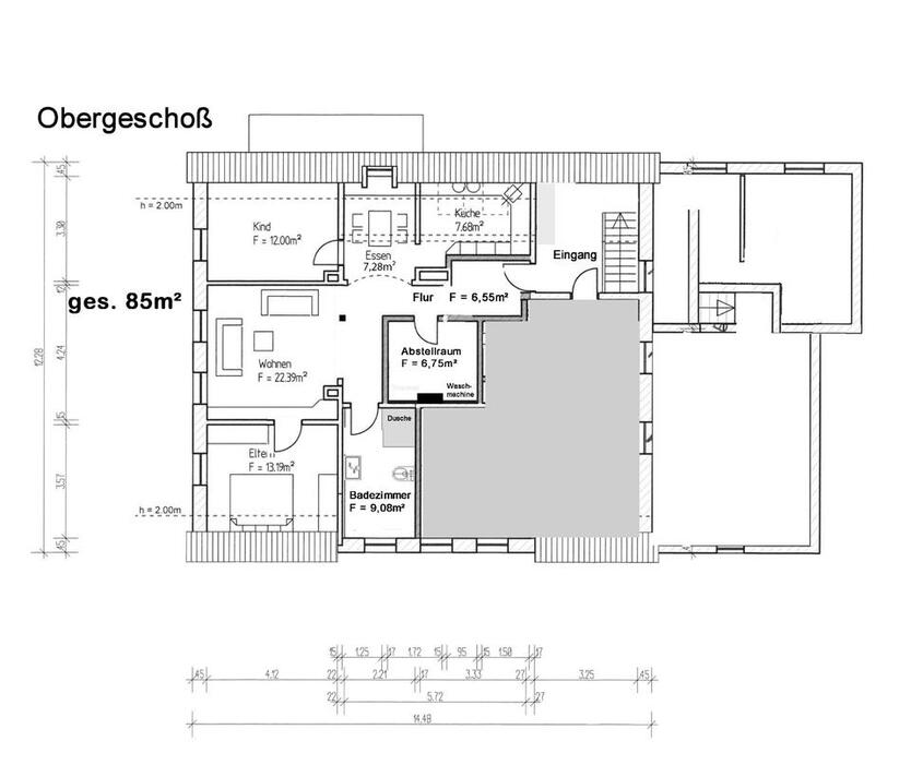 Wohnung 85 qm in Schötmar