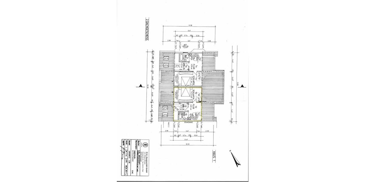 Dachgeschoßwohnung Magdeburg Brückfeld - 3.5 Zimmer, 86 m&sup2;, 605&euro; | Angebot:26278443