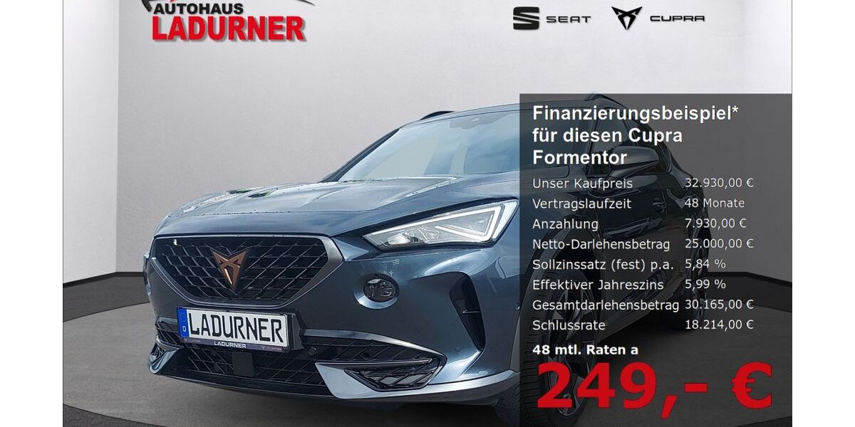 Cupra Formentor 33.665 km 32.930 &euro; Villingen-Schwenningen 78052