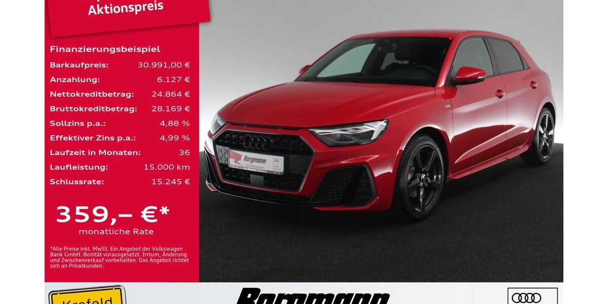 Audi A1 1.142 km 30.443 &euro; Krefeld 47803
