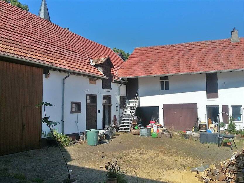 EUPORA Immobilien: Bauernhaus mit Hof, Scheune und Garten in Freimersheim bei Alzey. 6 zimmer