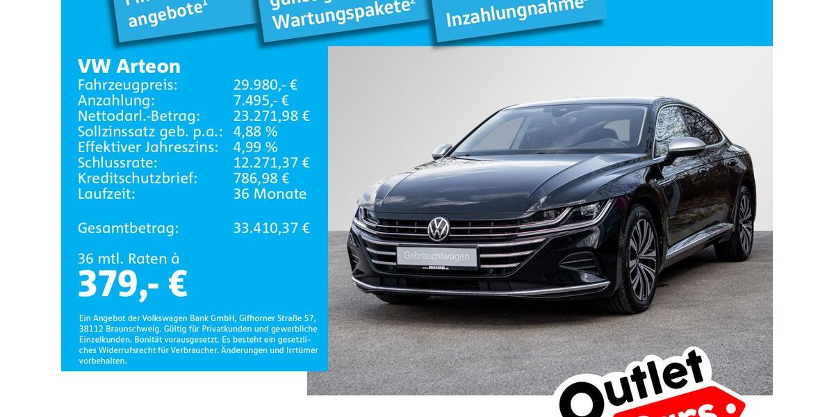 VW Arteon 36.327 km 29.741 &euro; Dachau 85221