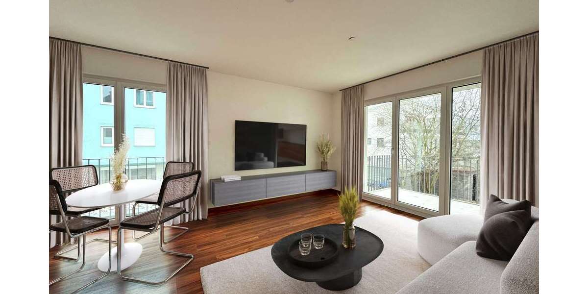 Etagenwohnung Freising Neustift - 2 Zimmer, 59 m&sup2;, 375.000&euro; | Angebot:24810712