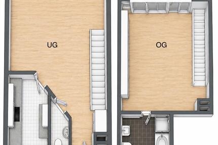 Wohnung Regensburg Ganghofersiedlung - 2 Zimmer, 67 m&sup2;, 279.000&euro; | Angebot:26991599