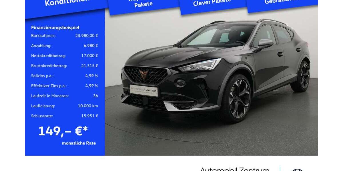 Cupra Formentor 32.560 km 23.980 &euro; Leverkusen 51379