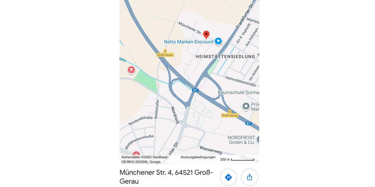 1 Zimmer Apartment in Gross Gerau 1 zimmer