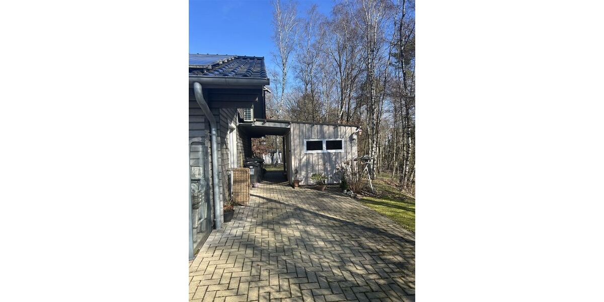Gemütlichkeit trifft Natur: Blockhaus Bj. 2017 in TOP Waldlage mit hoher energetischer Ausstattung - Einfamilienhaus Steyerberg | Angebot:26197297