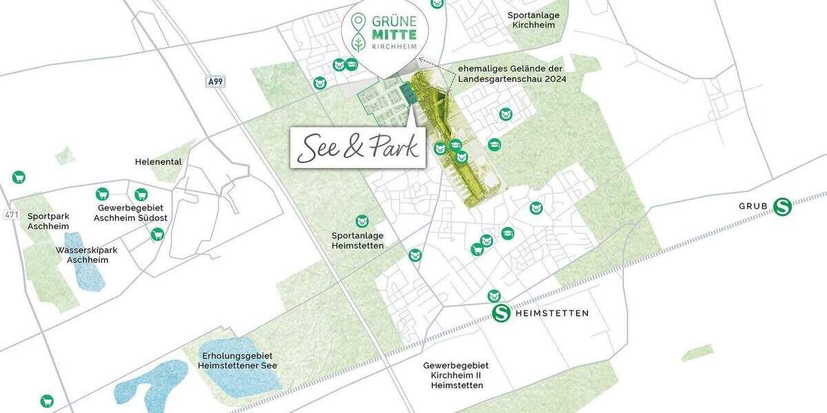 Etagenwohnung Kirchheim b. München Heimstetten - 3 Zimmer, 69 m&sup2;, 642.000&euro; | Angebot:25275442