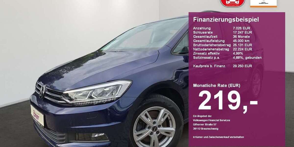 VW Touran 36.100 km 29.250 &euro; Albbruck 79774