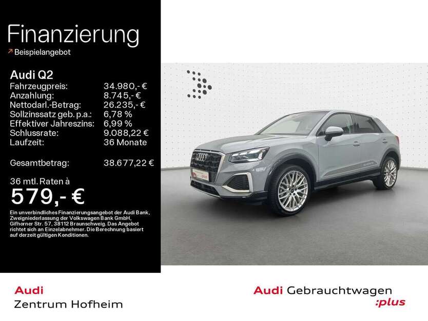 Audi Q2 9.047 km 34.980 € Hofheim 65719