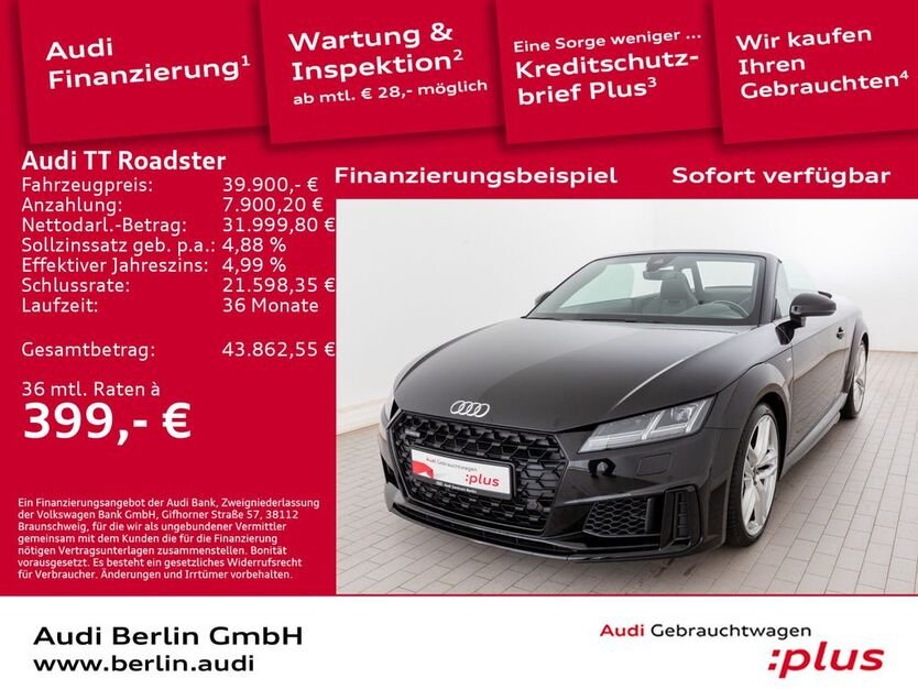 Audi TT 52.600 km 37.900 € Berlin 12489
