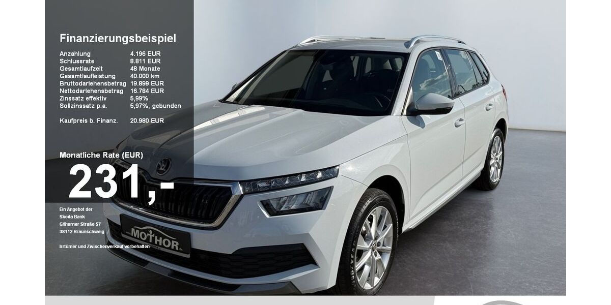 Skoda Kamiq 59.945 km 21.329 &euro; Brandenburg 14770