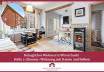 Behagliches Wohnen in Winterhude! Helle 2-Zimmer-Wohnung mit Kamin und Balkon