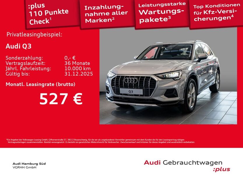 Audi Q3 4.110 km 40.770 € Hamburg 20537